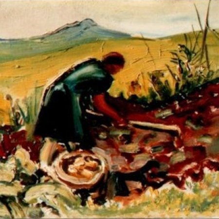 Lina au jardin potager