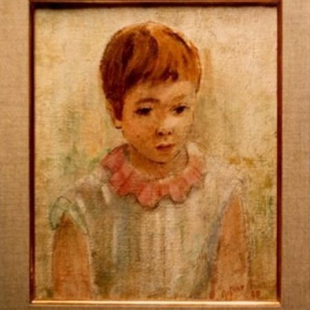 Caroline, cadette des petites-filles de l'artiste