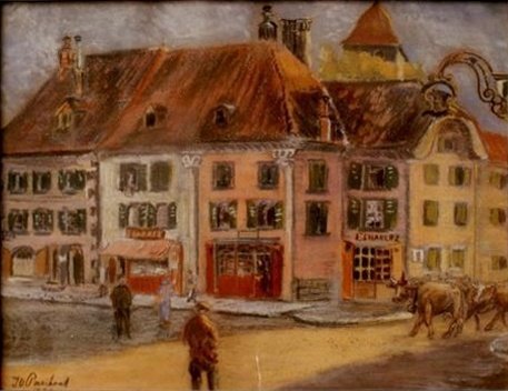 La Place du Village de Château-d'Oex