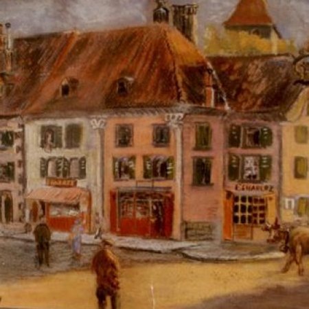 La Place du Village de Château-d'Oex