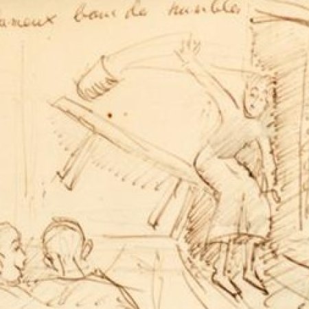 Le fameux banc de humbles (au fond de la salle de la Chapelle de l'Eglise)