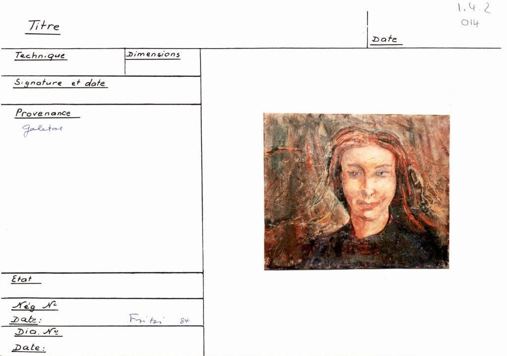 Scan de la fiche
