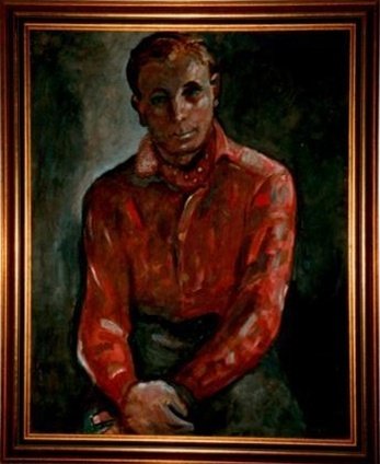le peintre François Masson, 9 avril 1987