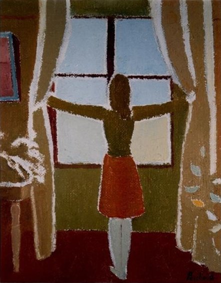 La fille à la fenêtre