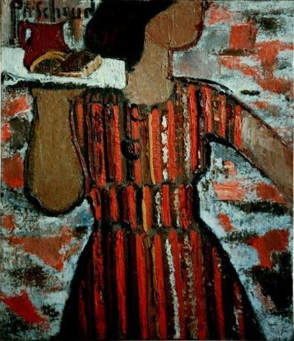 La femme au plateau