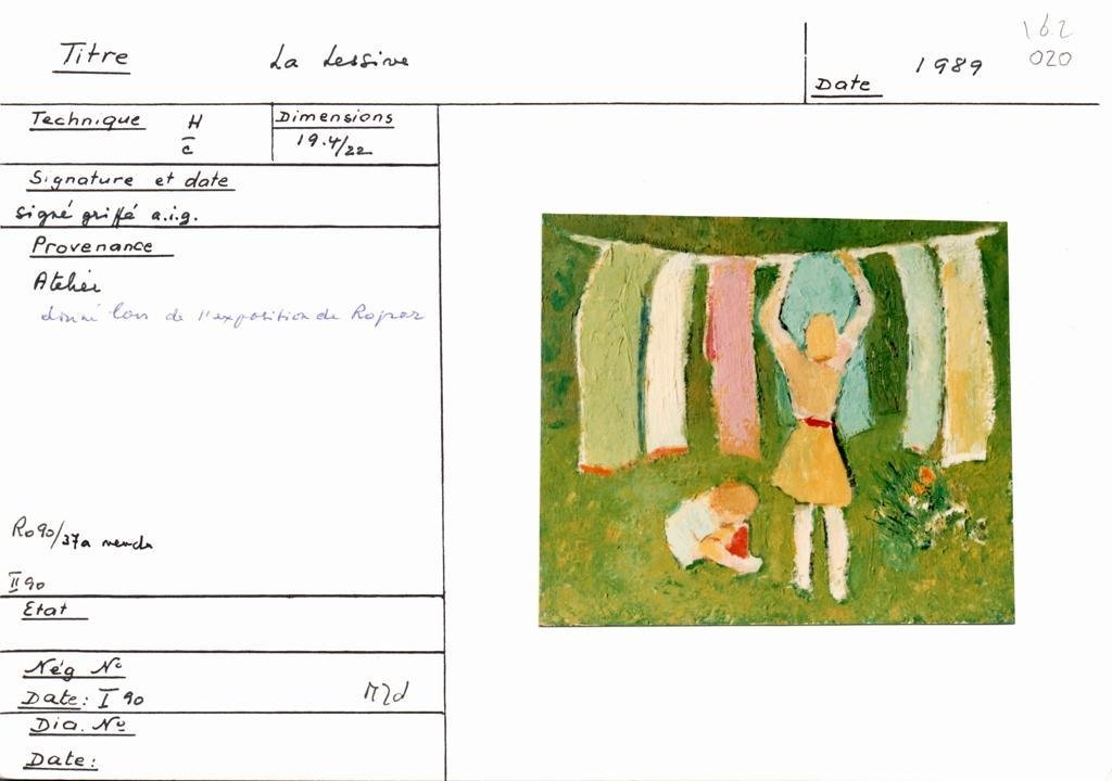 Scan de la fiche