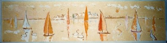 Le Héron cendré au bord du Lac