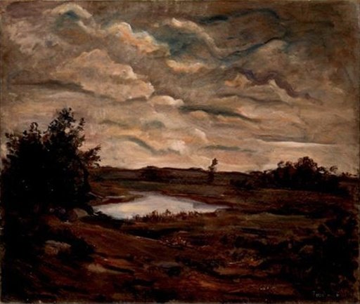 L'étang ou avant l'orage