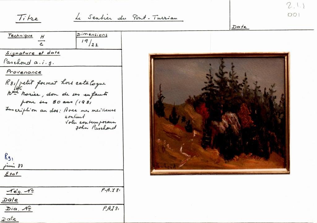 Scan de la fiche