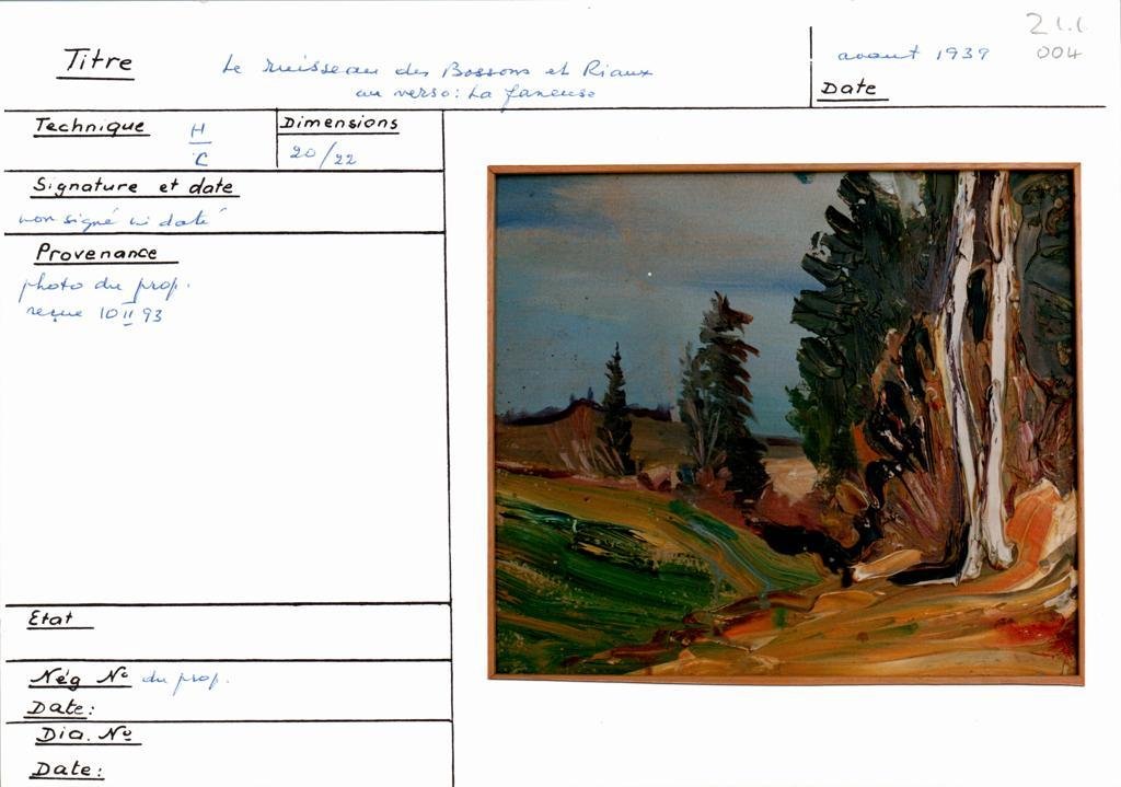 Scan de la fiche