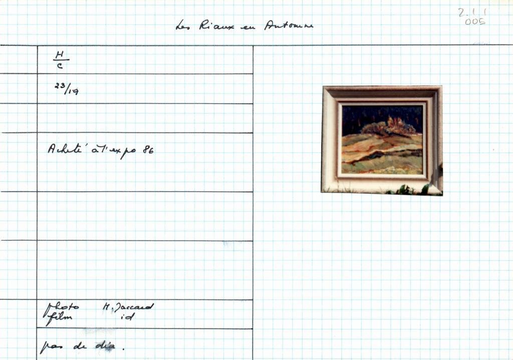 Scan de la fiche