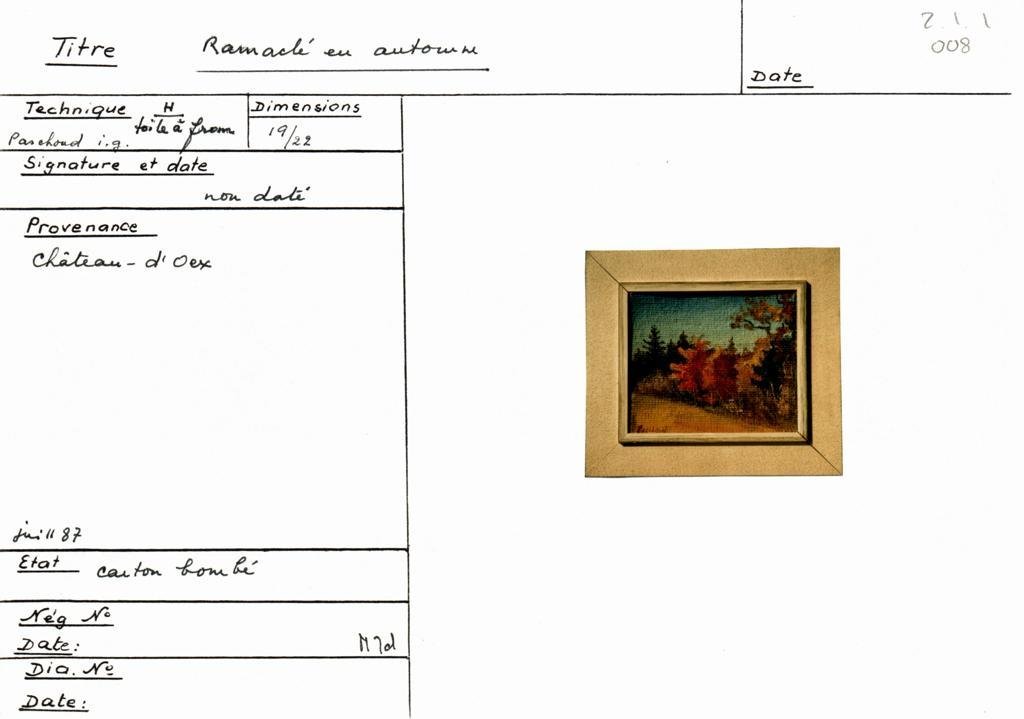Scan de la fiche