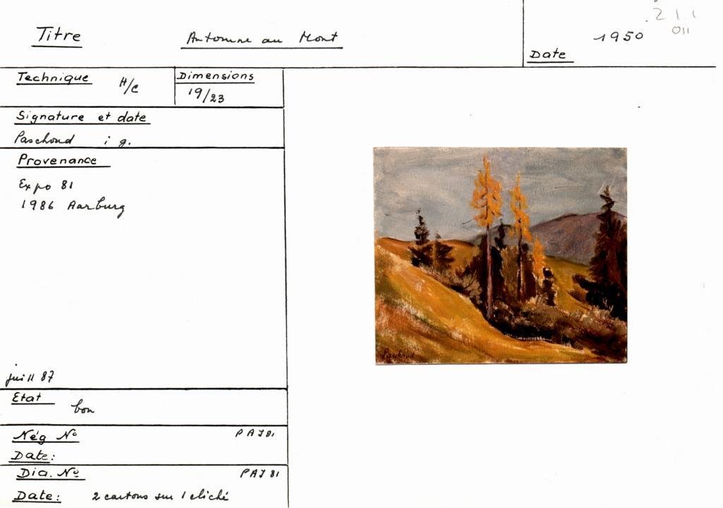 Scan de la fiche