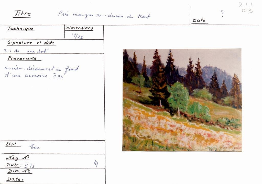 Scan de la fiche