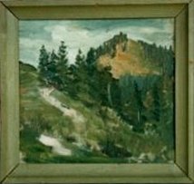 Paysage (chemin vers la Sarine)