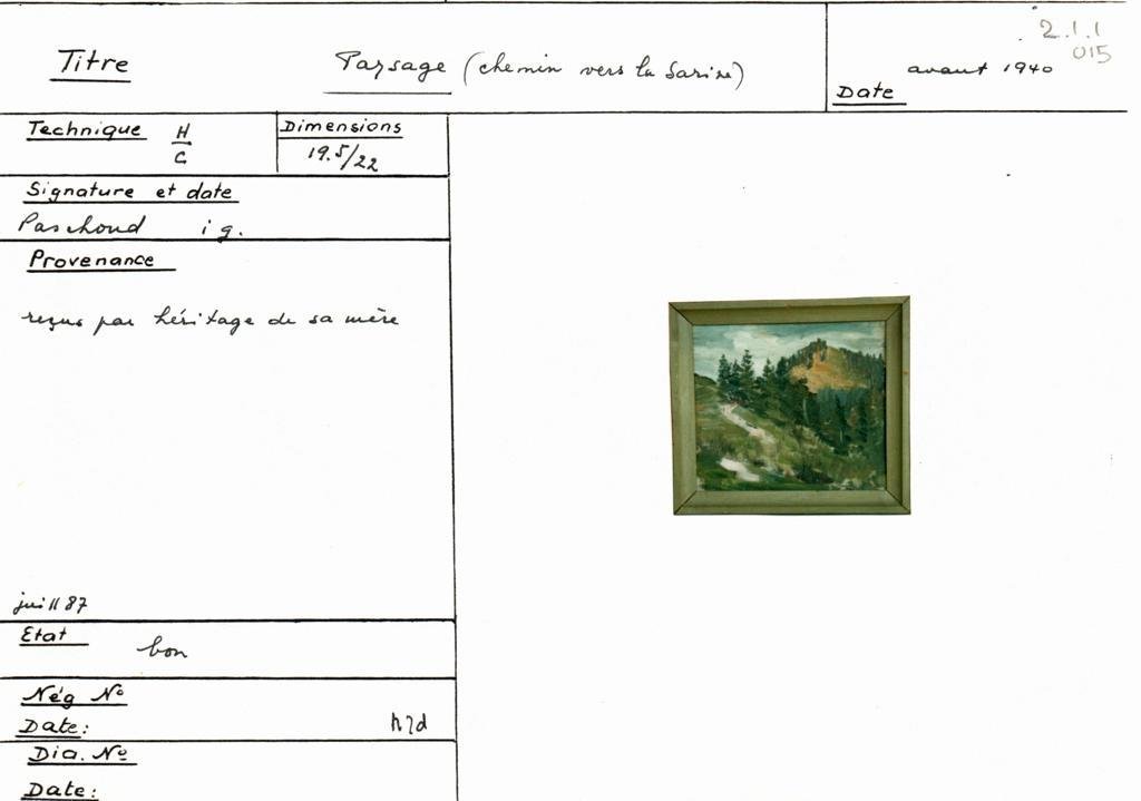 Scan de la fiche