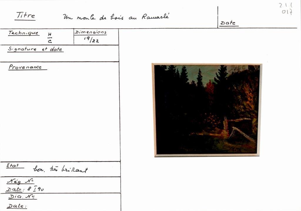 Scan de la fiche