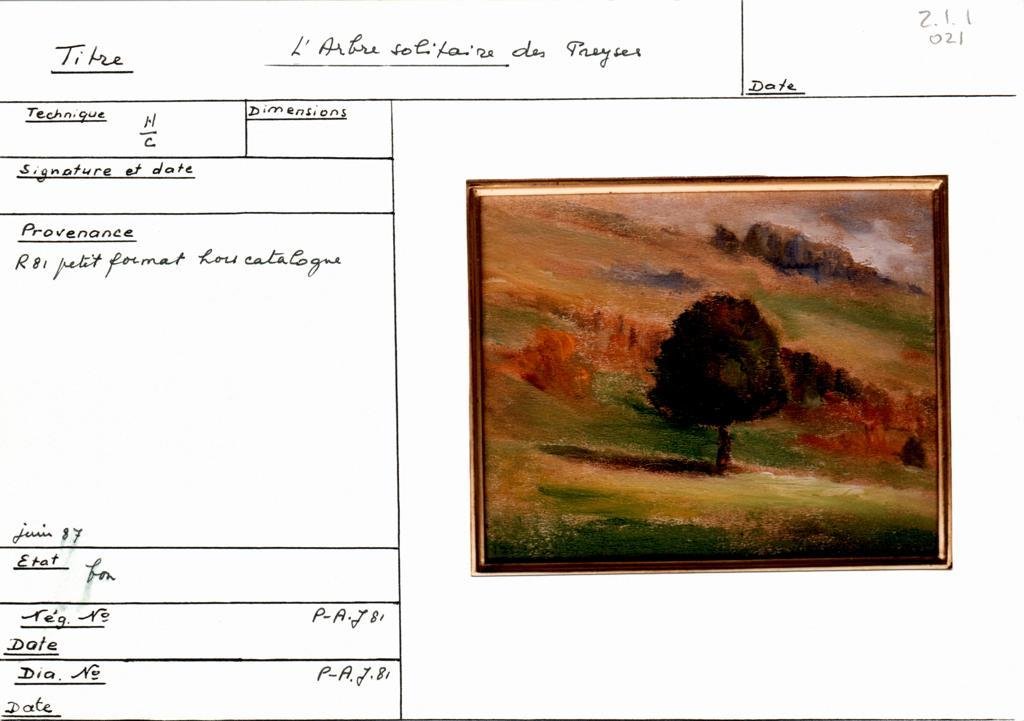 Scan de la fiche