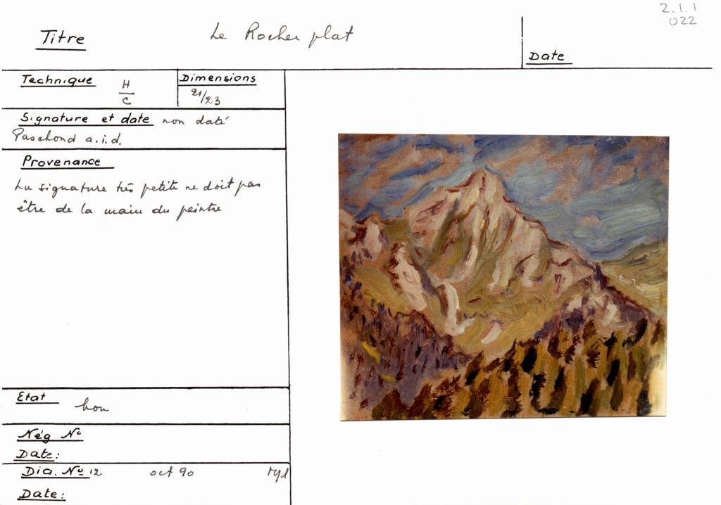 Scan de la fiche