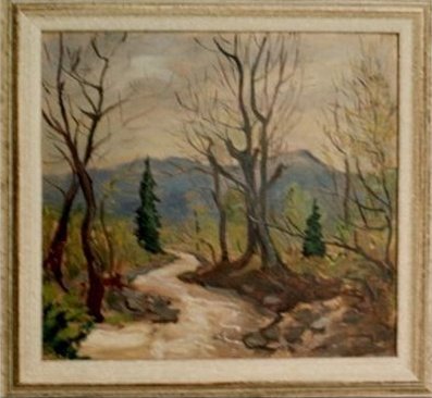 Ruisseau avec vue sur les Monts Chevreuils