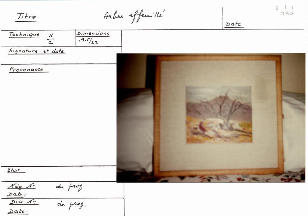Scan de la fiche
