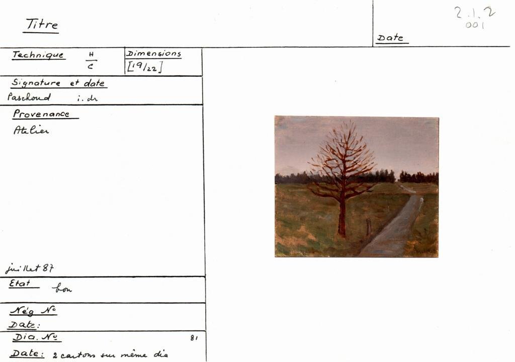 Scan de la fiche