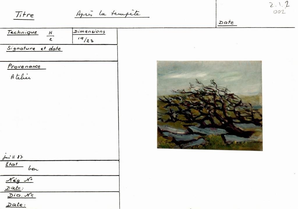 Scan de la fiche