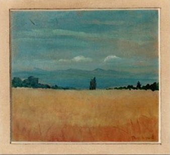 Vue sur la campagne depuis Cery