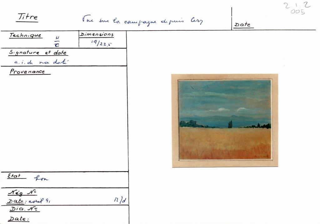 Scan de la fiche