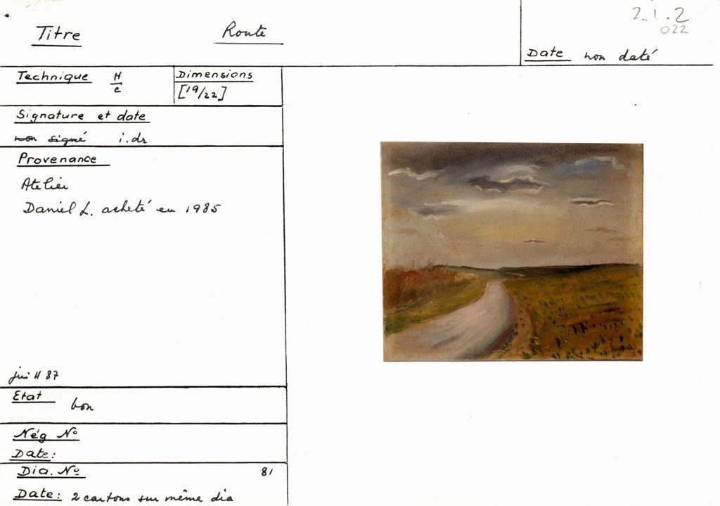 Scan de la fiche