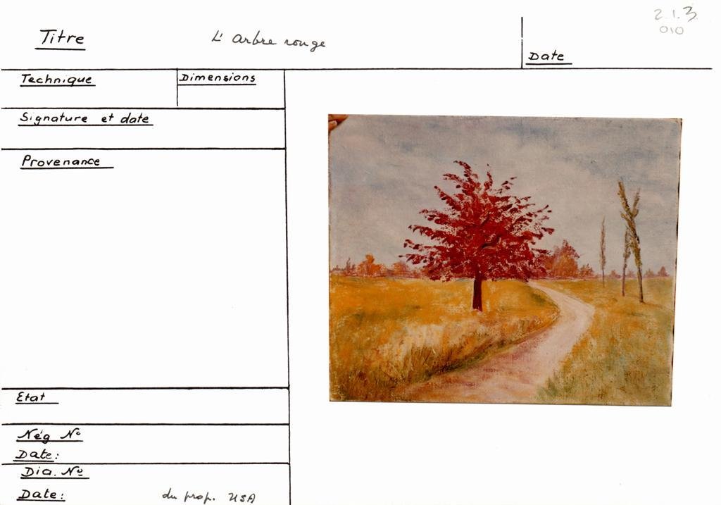 Scan de la fiche