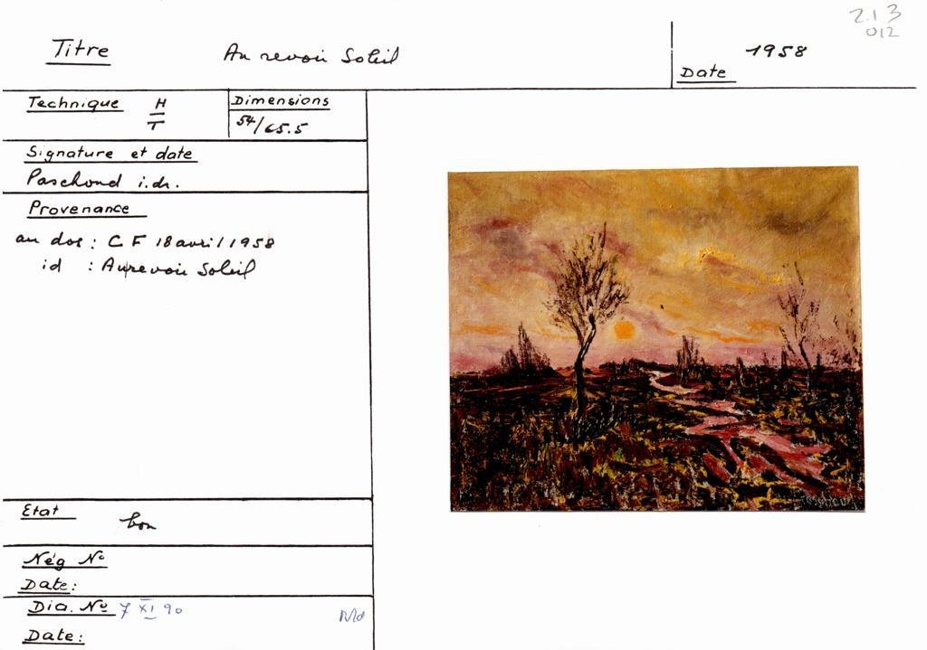 Scan de la fiche