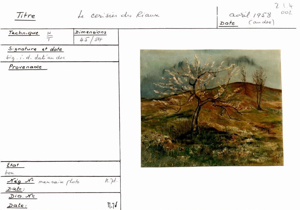 Scan de la fiche