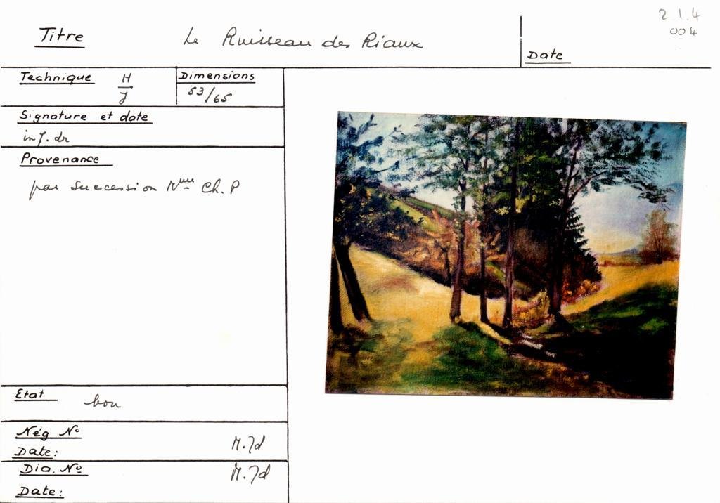 Scan de la fiche