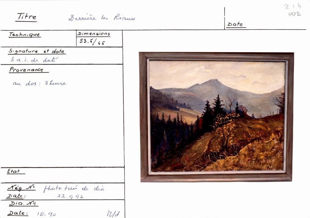 Scan de la fiche