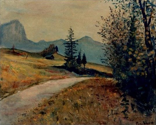 La vieille route à Choëx