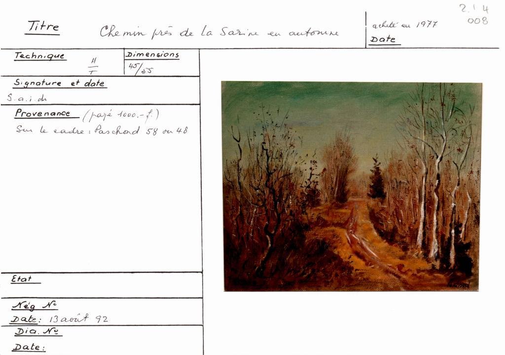 Scan de la fiche