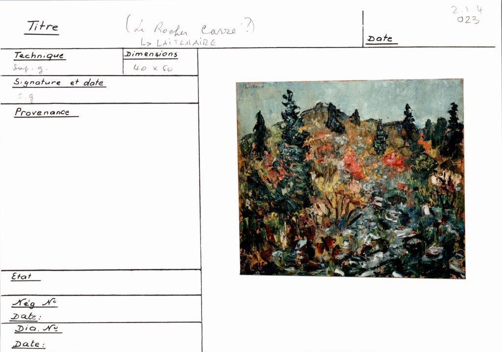 Scan de la fiche