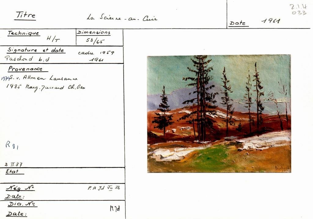 Scan de la fiche