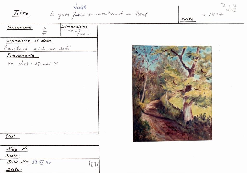 Scan de la fiche