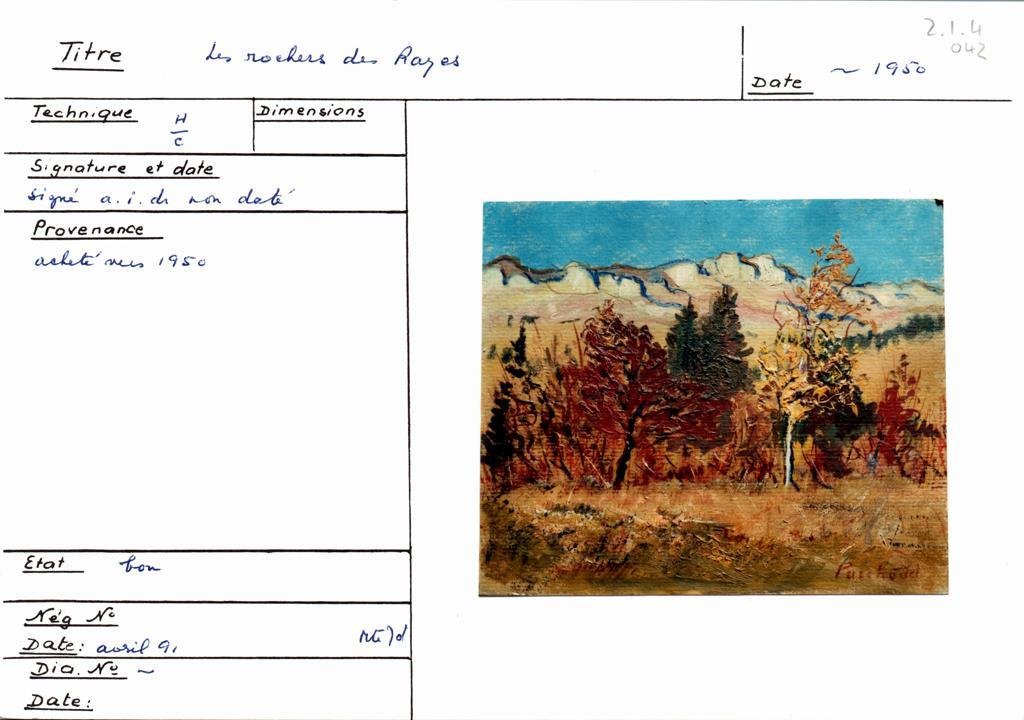 Scan de la fiche