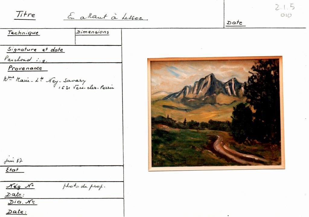 Scan de la fiche