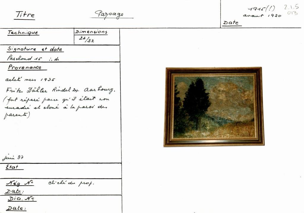 Scan de la fiche