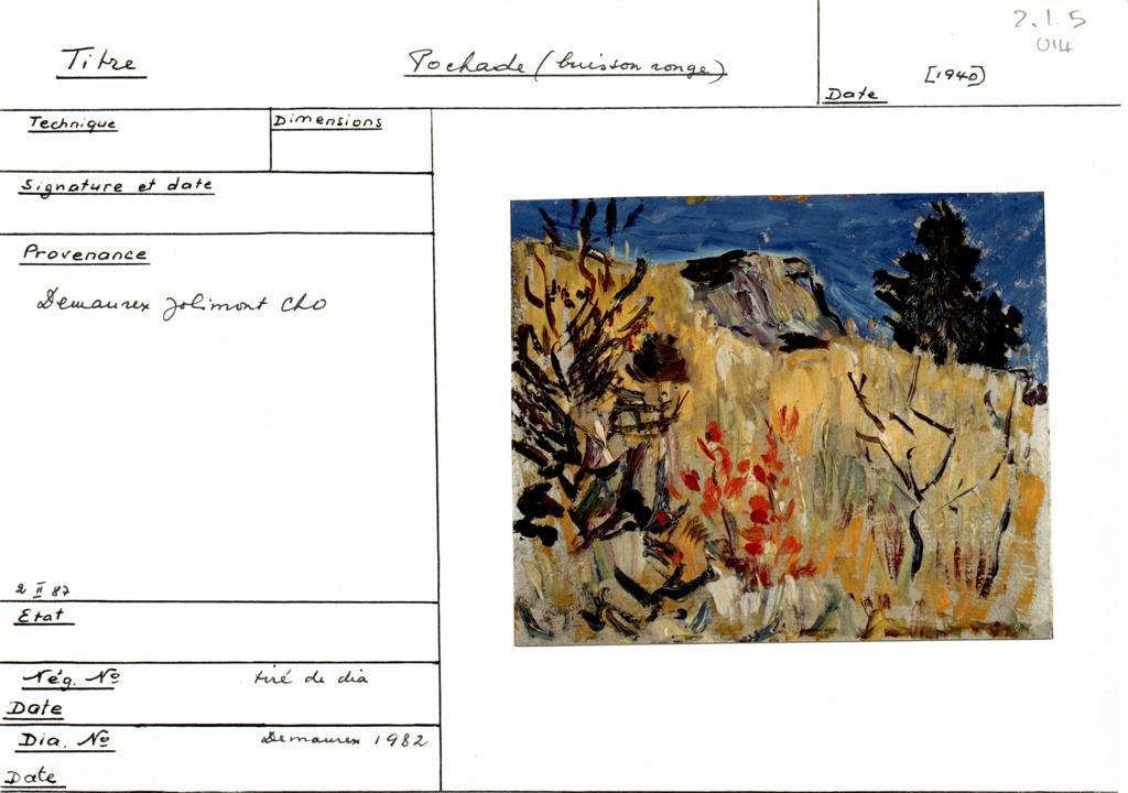 Scan de la fiche