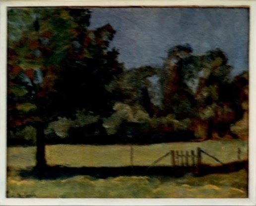 Paysage au portail