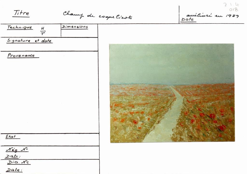 Scan de la fiche