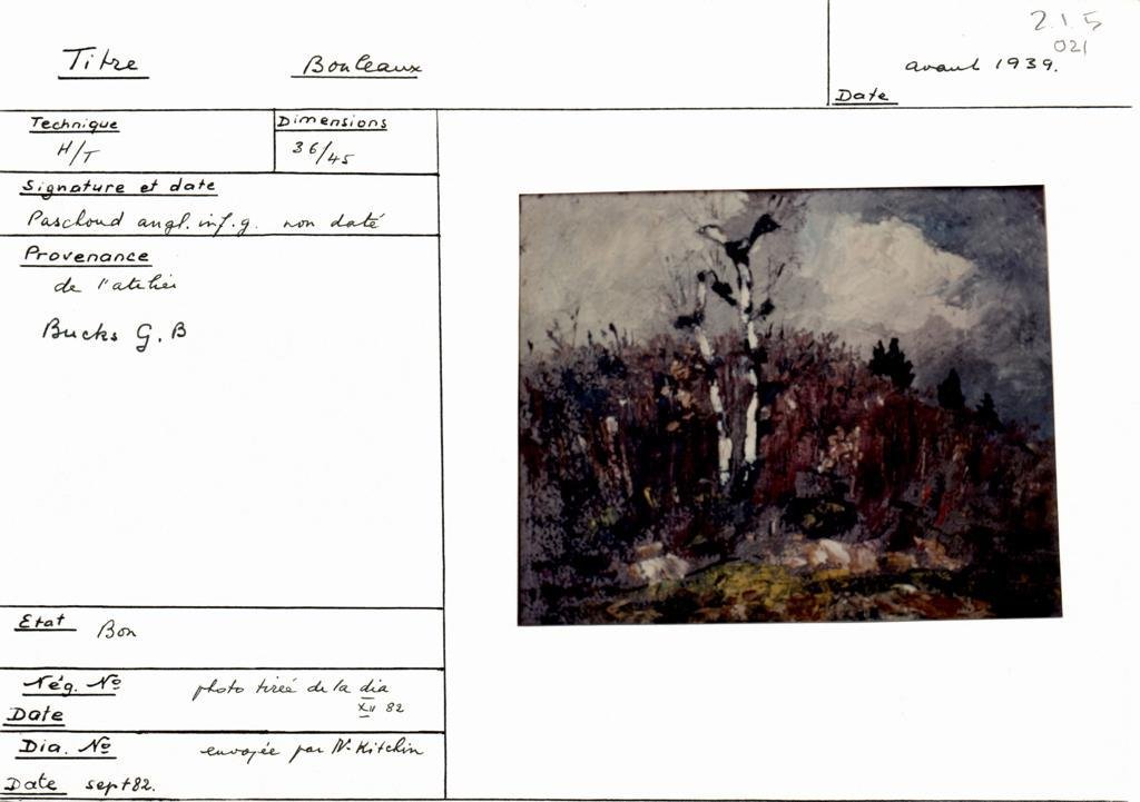 Scan de la fiche