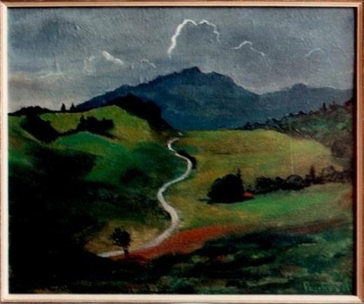 La route de Lessoc à Grandvillard