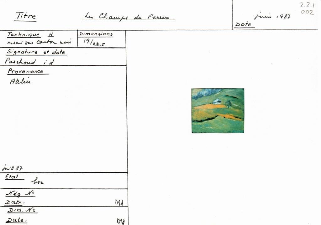 Scan de la fiche
