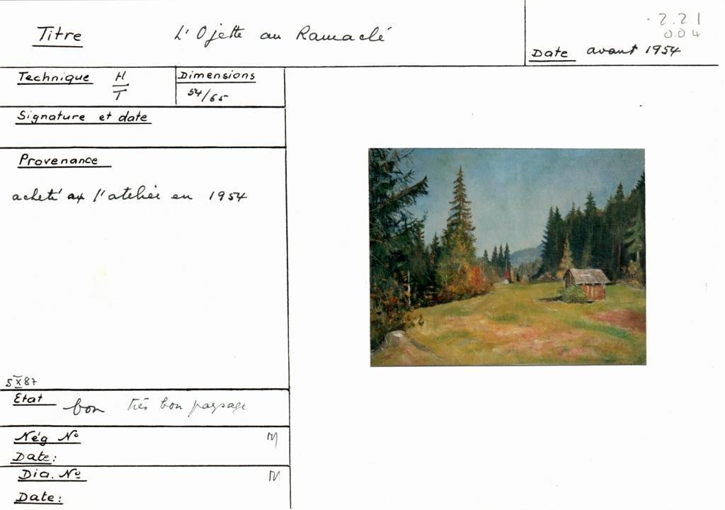 Scan de la fiche